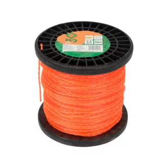 FLO Kosačka damil točená štvorcová 2,4 mm x 90 m