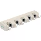 FLO Nástenný držiak na náradie s rukoväťou a vešiakom