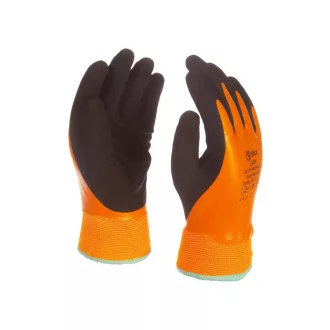   FROSTBEAR(W)/11 Podšité pracovné rukavice až po zápästie s vodeodolným latexovým záterom