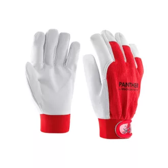 PANTHER/10 Pracovné ochranné rukavice z kozej kože