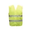 Vesta s reflexnými pruhmi FLUO žltá L