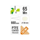 FLO Fréza na konáre 660 mm/30 mm bočná fréza s teflónovou povrchovou úpravou