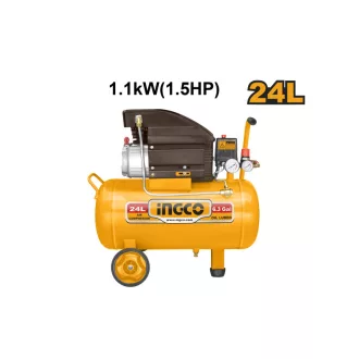 INGCO Komprésový agregát 1,1 kW 24 litrov