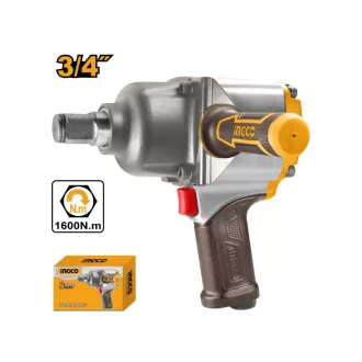 INGCO Pneumatický impulzný skrutkovač 3/4" 1600 Nm