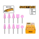 INGCO Miniatúrna brúsna hlava s čapom, sada 10 dielov