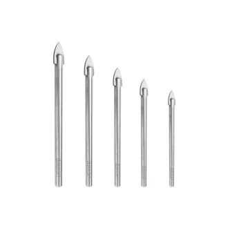 INGCO Sada vrtákov na sklo a dlaždice 5 ks 4-10 mm