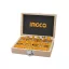 INGCO Sada hornej frézy 12 kusov 6 mm
