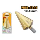 INGCO Kónický vrták 10-45 mm HSS