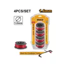 INGCO Náhradná hlava pre strunovú kosačku 1,6 mm (5 ks)