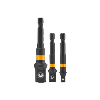   INGCO Adaptér pre kľúč 3 kusy 1/4" Hex-->1/2", 1/4", 3/8"