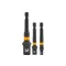 INGCO Adaptér pre kľúč 3 kusy 1/4" Hex-->1/2", 1/4", 3/8"