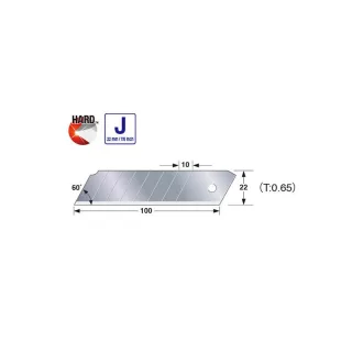 TAJIMA Endura Lámací nôž 22 mm (10 ks)