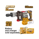 INGCO Akumulátorové bouracie kladivo 16 J SDS-Hex bezuhlíkový 20 V (bez akumulátora a nabíjačky)