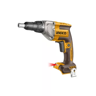   INGCO Akumulátorový skrutkovač na sadrokartón bezuhlíkový 20 V (bez batérie a nabíjačky)