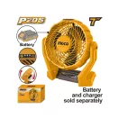 INGCO Akumulátorový ventilátor 180 mm 20 V (bez batérie a nabíjačky)