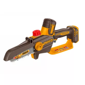   INGCO Akumulátorová reťazová píla 127 mm bez uhlíkov 20 V (bez batérie a nabíjačky)