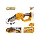 INGCO Akumulátorová reťazová píla 127 mm 20 V (1 x 2,0 Ah batéria + nabíjačka)