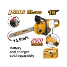 INGCO Akumulátorová reťazová píla 400 mm bezuhlíková 2 x 20 V (bez batérie a nabíjačky)