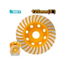 INGCO Diamantový kotúč fazetový 125 x 20 x 22,2 mm turbína