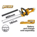 INGCO Akumulátorový záhradný strihač 460 mm 20 V (bez akumulátora a nabíjačky)