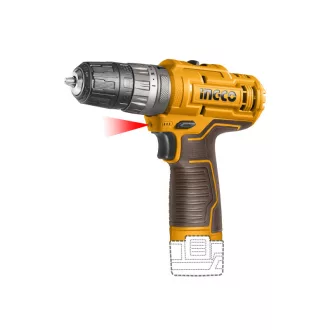   INGCO Bezdrôtový udierajúci vŕtačko-skrujka 20 Nm 12 V (2 x 1,5 Ah batéria, bez nabíjacího kábla)