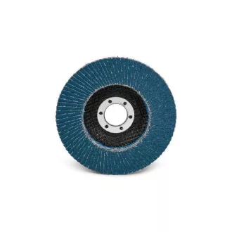  GERMAFLEX Lamelový brúsny kotúč kužeľový 125 x 22,2 mm / P40 nehrdzavejúca oceľ