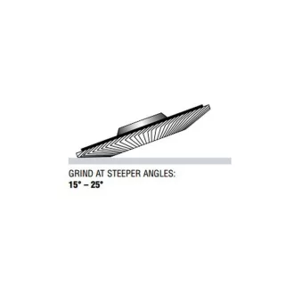   GERMAFLEX Lamelový brúsny kotúč kužeľový 125 x 22,2 mm / P40 nehrdzavejúca oceľ
