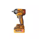 INGCO Akumulátorový rázový uťahovák 1/2" 550 Nm bez uhlíkových kefiek 20 V (bez batérie a nabíjačky)