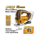 INGCO Akumulátorová dekopírovací píla 20 V bez uhlíkových kefiek (bez akumulátora a nabíjačky)