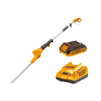   INGCO Akumulátorový výškový krížik 0-400 mm 460 mm 20 V (1 x 2,0 Ah batéria + nabíjačka)