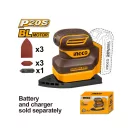 INGCO Aku vibračná brúska bez uhlíkov 20 V (bez batérie a nabíjačky)