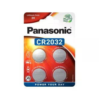 PANASONIC CR2032 lítiový mincový článok 3 V (4 ks)
