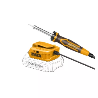   INGCO Akumulátorová pájkovacia pištoľ 20 V (bez batérie a nabíjačky)