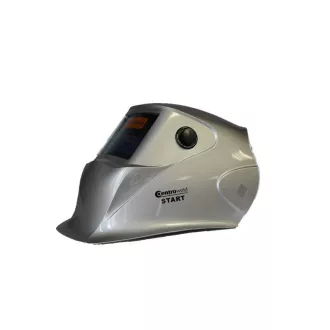   CENTROWELD Automatická zváračská kukla s 2 senzormi 510G matná strieborná