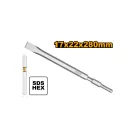 INGCO Ploché sekacie dláto 17 x 280 mm SDS-HEX