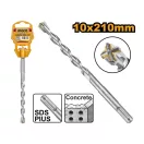 INGCO Skalný vrták 10 x 210 mm štvorhranný SDS-Plus