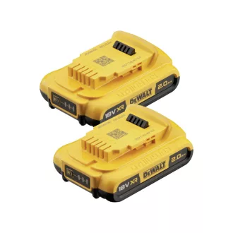 DEWALT XR Batéria 18 V / 2 x 2 Ah DCB183D2