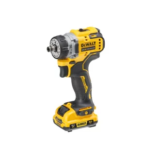   DEWALT Aku skrutkovač s vymeniteľnou hlavou 12 V (2 x 3,0 Ah batéria + nabíjačka + TSTAK) DCD703L2T