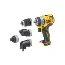 DEWALT Aku skrutkovač s vymeniteľnou hlavou 12 V (bez akumulátora + nabíjačky, TSTAK) DCD703NT