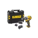 DEWALT Aku skrutkovač s vymeniteľnou hlavou 12 V (bez akumulátora + nabíjačky, TSTAK) DCD703NT