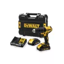 DEWALT Akumulátorová príklepová vŕtačka 18 V bez uhlíkovej kefy (2 x 3,0 Ah akumulátor + nabíjačka + TSTAK) DCD778L2T