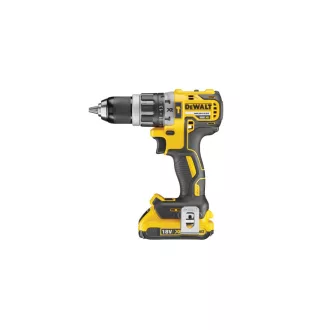   DEWALT Akumulátorová príklepová vŕtačka 18 V bez uhlíkovej kefky (2 x 2,0 Ah akumulátor + nabíjačka) DCD796D2