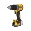 DEWALT Aku skrutkovač 18 V bez uhlíkovej kefky (2 x 1,7 Ah batéria + nabíjačka + TSTAK) DCD800E2T