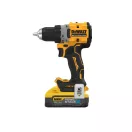 DEWALT Akumulátorový vŕtací skrutkovač 18 V bez uhlíkovej kefky (2 x 5,0 Ah akumulátor + nabíjačka + TSTAK) DCD800H2T