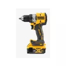 DEWALT Akumulátorový vŕtací skrutkovač 18 V bez uhlíkovej kefky (2 x 5,0 Ah akumulátor + nabíjačka + TSTAK) DCD800P2T