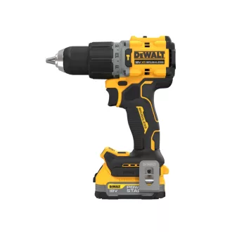   DEWALT Akumulátorový vŕtací skrutkovač 18 V bez uhlíkovej kefky (1 x 1,7 Ah batéria + nabíjačka + TSTAK) DCD805E1T