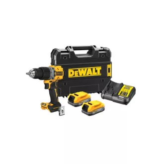   DEWALT Aku skrutkovač 18 V bez uhlíkovej kefky (2 x 1,7 Ah batéria + nabíjačka + TSTAK) DCD805E2T