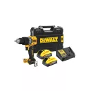 DEWALT Aku skrutkovač 18 V bez uhlíkovej kefky (2 x 5,0 Ah batéria + nabíjačka + TSTAK) DCD805H2T