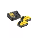 DEWALT Aku skrutkovač 18 V bez uhlíkovej kefky (2 x 5,0 Ah batéria + nabíjačka + TSTAK) DCD805H2T