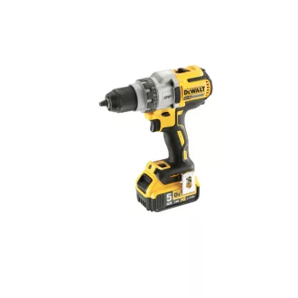   DEWALT Akumulátorový vŕtací skrutkovač 18 V bez uhlíkovej kefky (2 x 5,0 Ah akumulátor + nabíjačka) DCD991P2